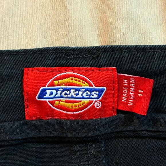 Dickies brand SIZE 11 Black Flared Leg / Slim Fit Bootcut 5-Pocket Pants - Picture 3 of 11